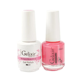  Gelixir Gel Nail Polish Duo - 013 Pink Colors - Brilliant Rose by Gelixir sold by DTK Nail Supply