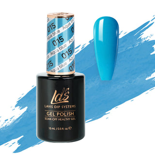  LDS Gel Polish 015 - Blue Colors - Aqua Blue by LDS sold by DTK Nail Supply