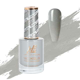  LDS 017 Shady Lady Gray - LDS Healthy Nail Lacquer 0.5oz by LDS sold by DTK Nail Supply