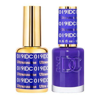  DND DC Gel Nail Polish Duo - 019 Purple Colors - Ultra Marine by DND DC sold by DTK Nail Supply