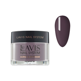  Lavis Acrylic Powder - 019 Dark Chestnut - Purple Colors by LAVIS NAILS sold by DTK Nail Supply