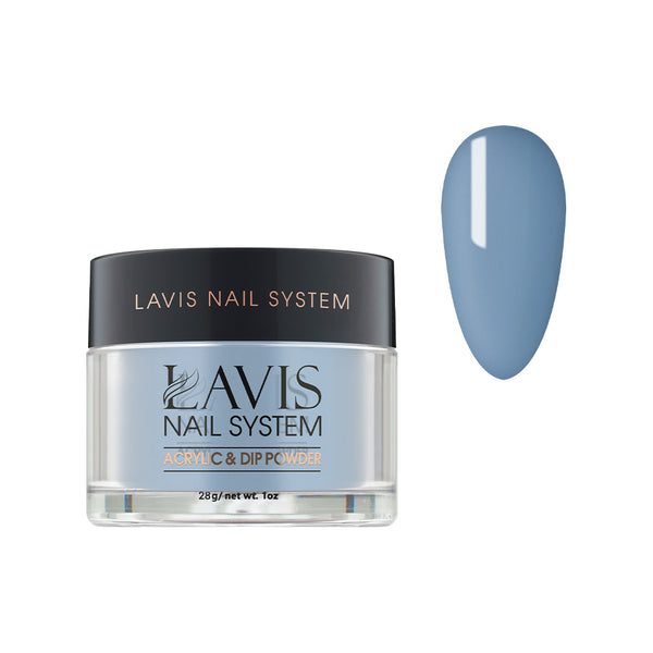  Lavis Acrylic Powder - 022 Bluebird by LAVIS NAILS sold by DTK Nail Supply