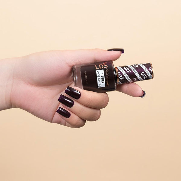  LDS Hema Free Gel Polish 022 - Bruised Plum by LDS HEMA FREE GEL POLISH sold by DTK Nail Supply
