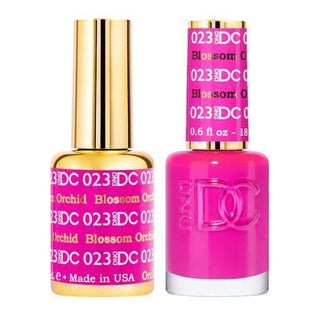  DND DC Gel Nail Polish Duo - 023 Purple Colors - Blossom Orchid by DND DC sold by DTK Nail Supply