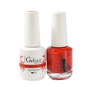  Gelixir Gel Nail Polish Duo - 023 Red Colors - Mordant Red by Gelixir sold by DTK Nail Supply