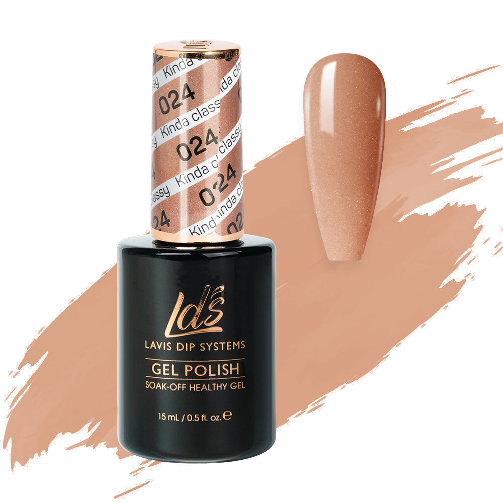  LDS Hema Free Gel Polish 024 - Kinda Classy by LDS HEMA FREE GEL POLISH sold by DTK Nail Supply