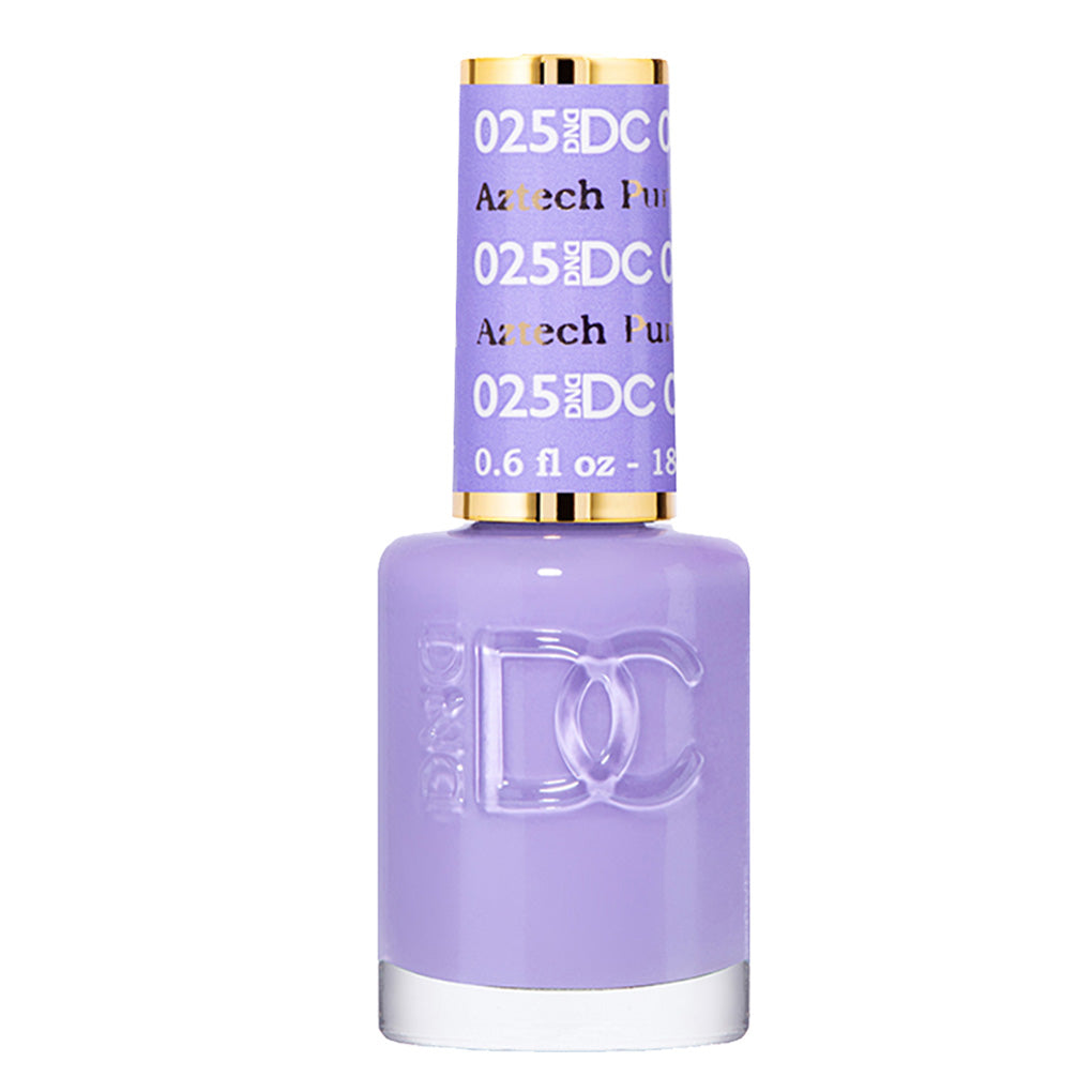 DND DC Nail Lacquer - 025 Purple Colors - Aztech Purple by DND DC sold by DTK Nail Supply