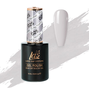 LDS Gel Polish 025 - Gray Colors - Gray Heather