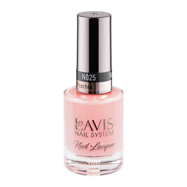  LAVIS Nail Lacquer - 025 Call Me Peaches by LAVIS NAILS sold by DTK Nail Supply