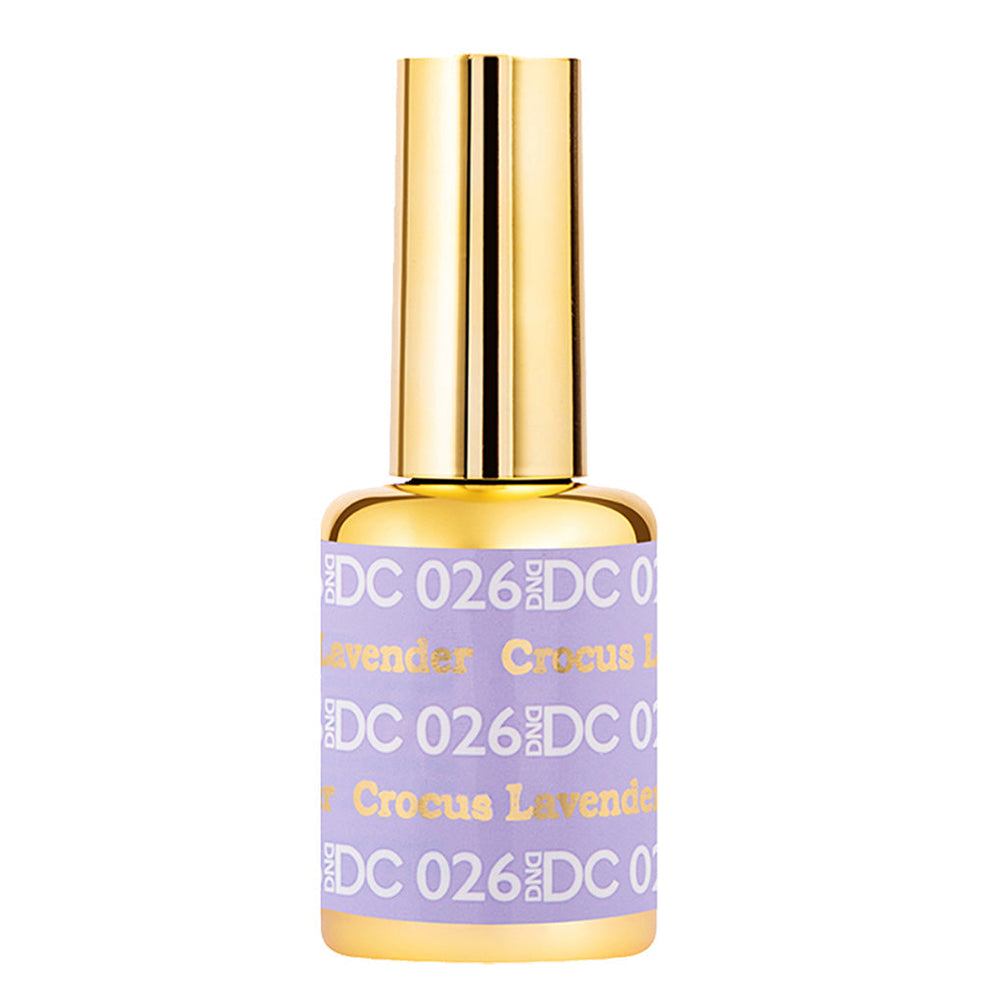 DND DC Gel Polish - 026 Purple Colors - Crocus Lavender by DND DC sold by DTK Nail Supply