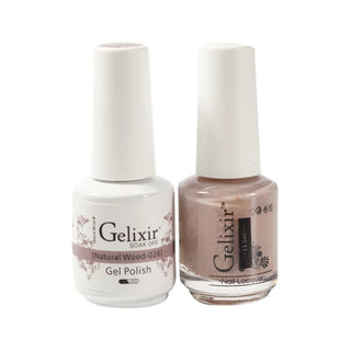  Gelixir Gel Nail Polish Duo - 026 Gray Colors - Natural Wood by Gelixir sold by DTK Nail Supply