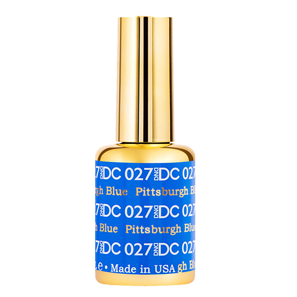 DND DC Gel Polish - 027 Blue Colors - Pittsburgh Blue by DND DC sold by DTK Nail Supply