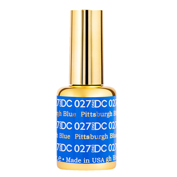 DND DC Gel Polish - 027 Blue Colors - Pittsburgh Blue by DND DC sold by DTK Nail Supply