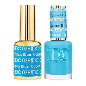  DND DC Gel Nail Polish Duo - 028 Copen Blue by DND DC sold by DTK Nail Supply