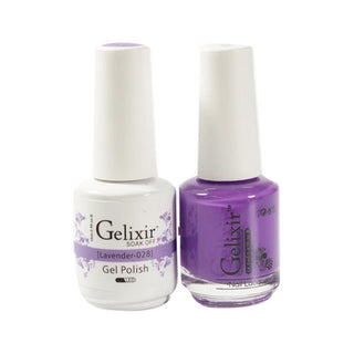 Gelixir 028 Lavender - Gel Nail Polish 0.5 oz
