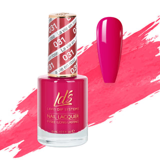 LDS 031 La Vie En Rose - LDS Healthy Nail Lacquer 0.5oz by LDS sold by DTK Nail Supply