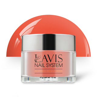  Lavis Acrylic Powder - 033 Glad Orange - Orange, Neon Colors by LAVIS NAILS sold by DTK Nail Supply