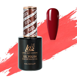 LDS Gel Polish 033 - Red Colors - Sangria