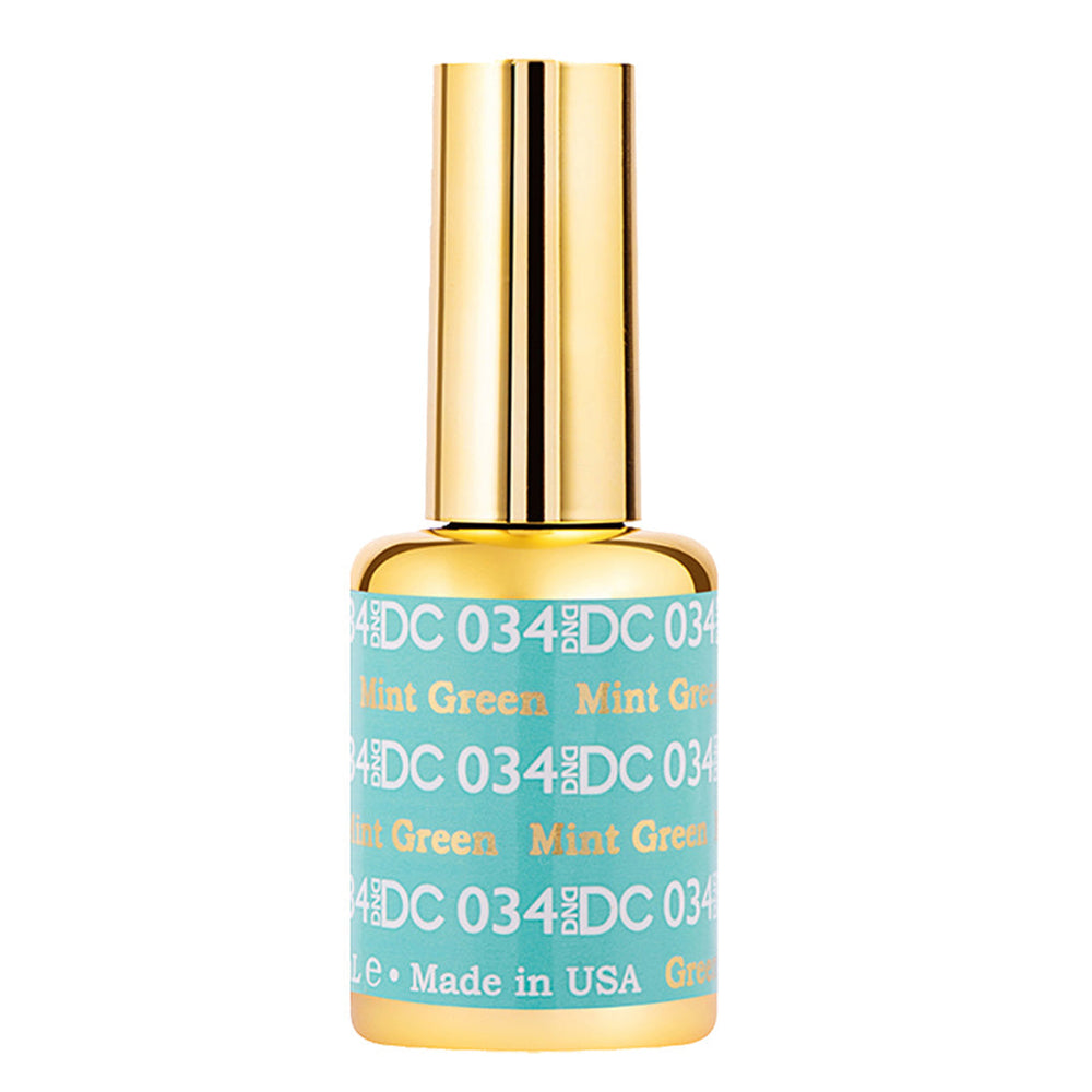 DND DC Gel Polish - 034 Green Colors - Mint Green by DND DC sold by DTK Nail Supply
