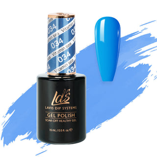 LDS Gel Polish 034 - Blue Colors - Vitamin Sea by LDS sold by DTK Nail Supply