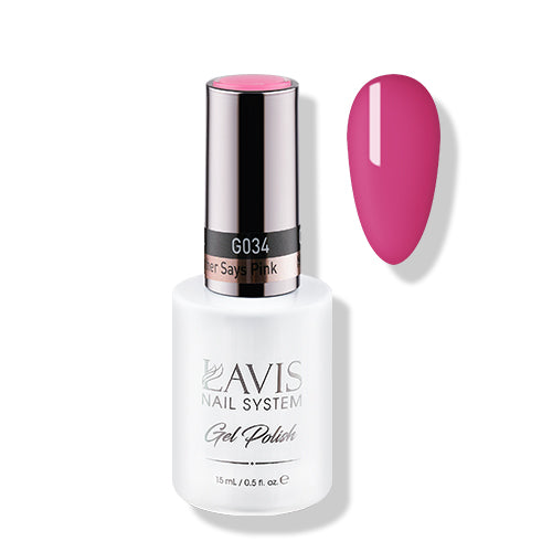  Lavis Gel Polish 034 - My Brother Says Pink by LAVIS NAILS sold by DTK Nail Supply