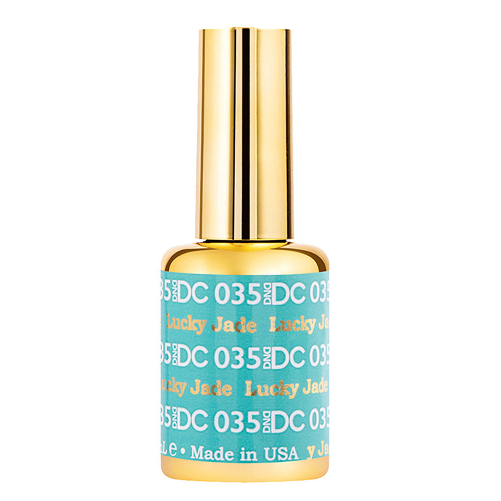 DND DC Gel Polish - 035 Green Colors - Lucky Jade by DND DC sold by DTK Nail Supply