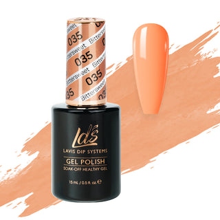  LDS Gel Polish 035 - Orange, Coral Colors - Bittersweet by LDS sold by DTK Nail Supply