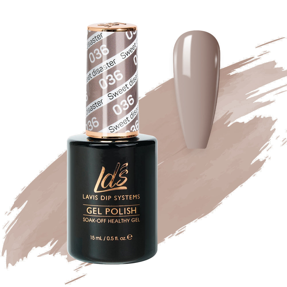  LDS Hema Free Gel Polish 036 - Sweet Disaster by LDS HEMA FREE GEL POLISH sold by DTK Nail Supply