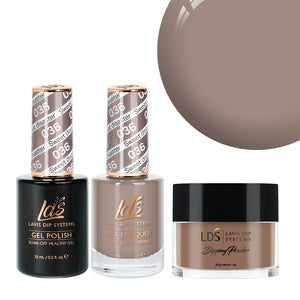  LDS 3 in 1 - 036 Sweet Disaster - Dip, Gel & Lacquer Matching by LDS sold by DTK Nail Supply