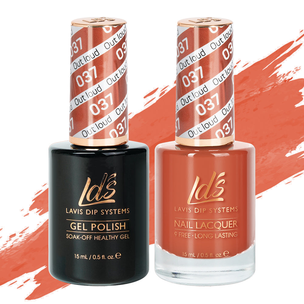  LDS Gel Nail Polish Duo - 037 Out Loud by LDS sold by DTK Nail Supply