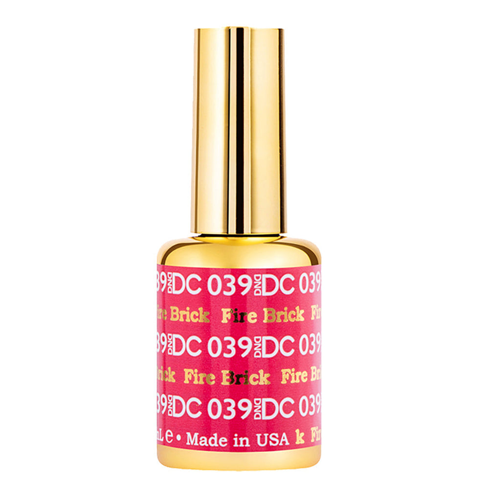 DND DC Gel Polish - 039 Pink Colors - Fire Brick by DND DC sold by DTK Nail Supply