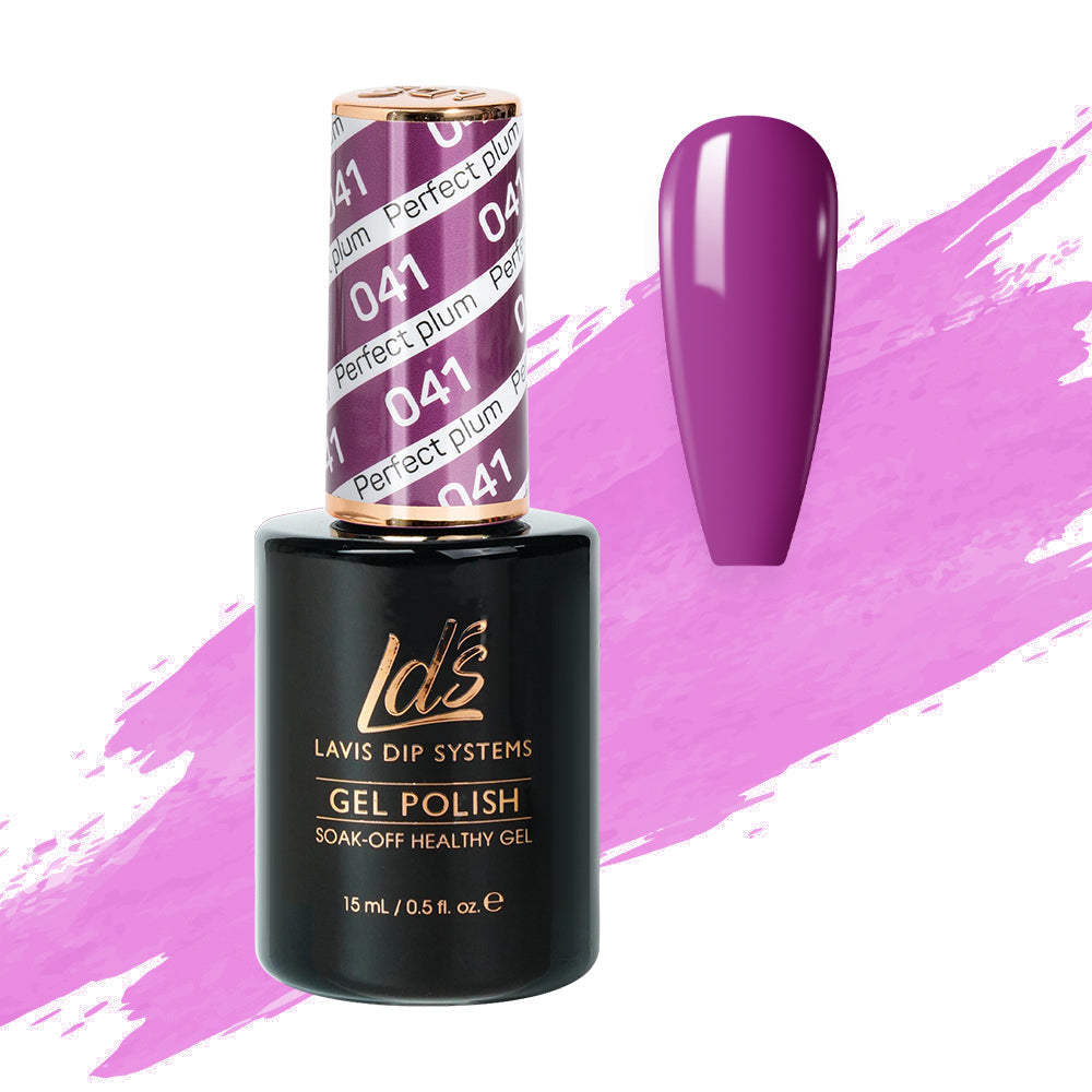  LDS Hema Free Gel Polish 041 - Perfect Plum by LDS HEMA FREE GEL POLISH sold by DTK Nail Supply