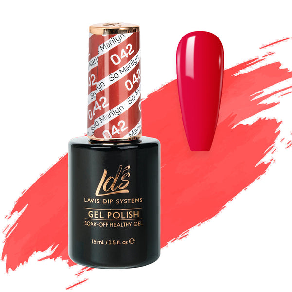  LDS Hema Free Gel Polish 042 - So Marilyn by LDS HEMA FREE GEL POLISH sold by DTK Nail Supply