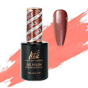  LDS Hema Free Gel Polish 043 - Bronze by LDS HEMA FREE GEL POLISH sold by DTK Nail Supply