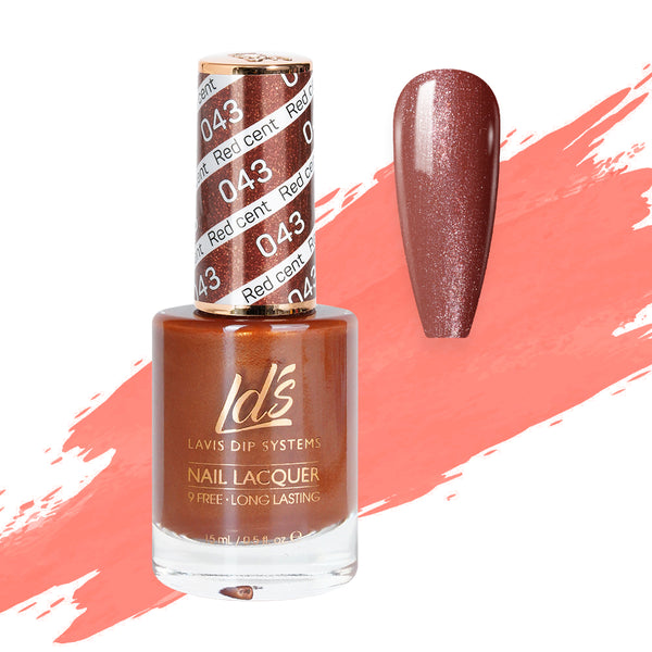  LDS Nail Lacquer - 043 Bronze by LDS sold by DTK Nail Supply