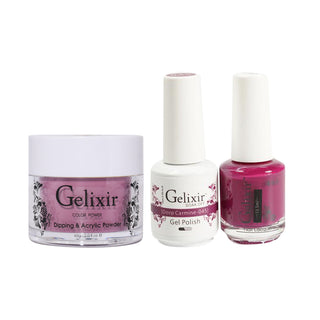 Gelixir 3 in 1 - 045 Deep Carmine - Acrylic & Dip Powder, Gel & Lacquer by Gelixir sold by DTK Nail Supply