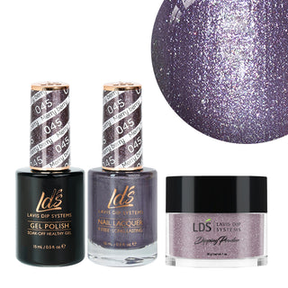  LDS 3 in 1 - 045 Merry Berry - Dip, Gel & Lacquer Matching by LDS sold by DTK Nail Supply