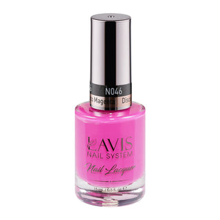  LAVIS Nail Lacquer - 046 Disco Magenta - 0.5oz by LAVIS NAILS sold by DTK Nail Supply