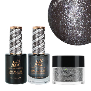  LDS 3 in 1 - 046 Smoke And Ashes - Dip, Gel & Lacquer Matching by LDS sold by DTK Nail Supply