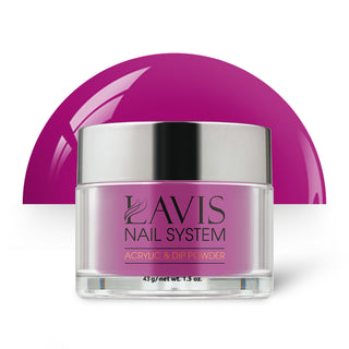  Lavis Acrylic Powder - 046 Disco Magenta - Pink, Purple Colors by LAVIS NAILS sold by DTK Nail Supply