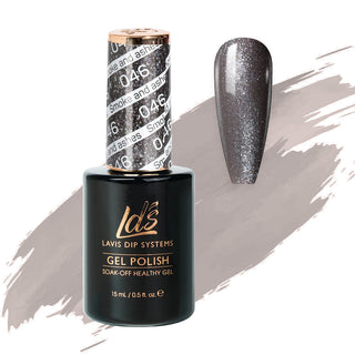  LDS Gel Polish 046 - Black, Glitter Colors - Smoke And Ashes by LDS sold by DTK Nail Supply