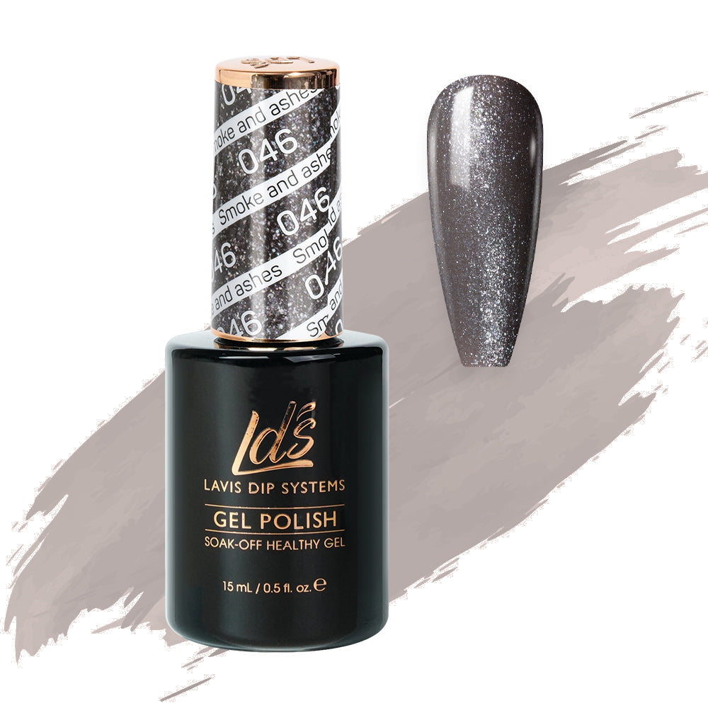 LDS Hema Free Gel Polish 046 - Smoke And Ashes by LDS HEMA FREE GEL POLISH sold by DTK Nail Supply