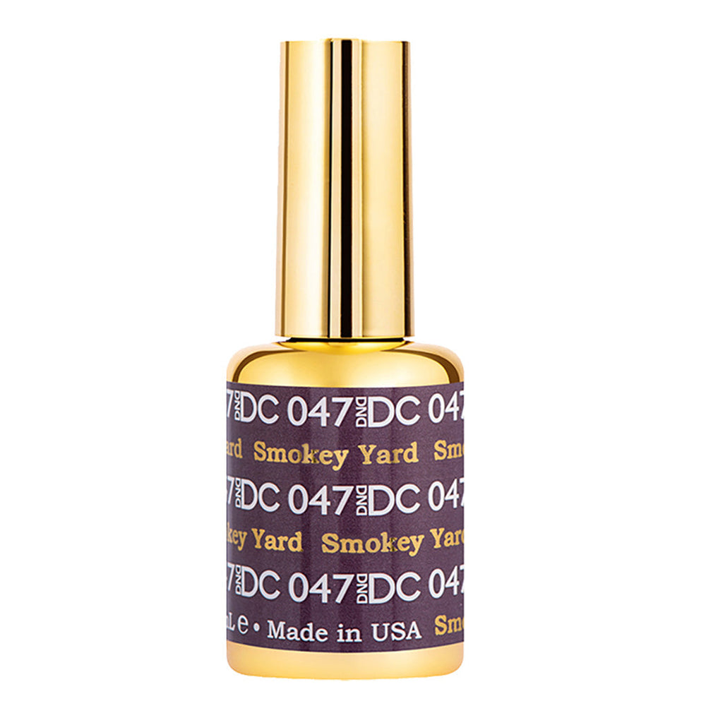 DND DC Gel Polish - 047 Brown Colors - Smokey Yard by DND DC sold by DTK Nail Supply
