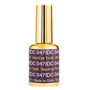 DND DC Gel Polish - 047 Brown Colors - Smokey Yard by DND DC sold by DTK Nail Supply