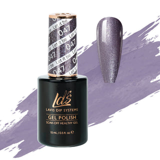  LDS Gel Polish 047 - Glitter, Purple Colors - Let It Be by LDS sold by DTK Nail Supply