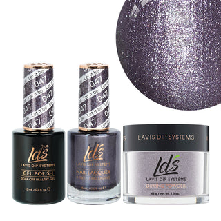  LDS 3 in 1 - 047 Let It Be - Dip, Gel & Lacquer Matching by LDS sold by DTK Nail Supply