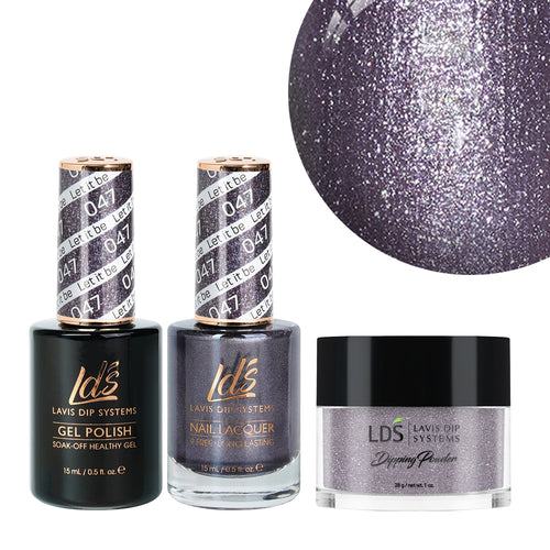  LDS 3 in 1 - 047 Let It Be - Dip, Gel & Lacquer Matching by LDS sold by DTK Nail Supply