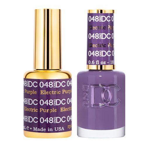  DND DC Gel Nail Polish Duo - 048 Electric Purple by DND DC sold by DTK Nail Supply