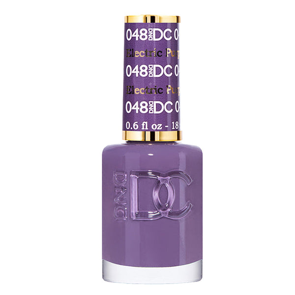 DND DC Nail Lacquer - 048 Purple Colors - Electric Purple by DND DC sold by DTK Nail Supply