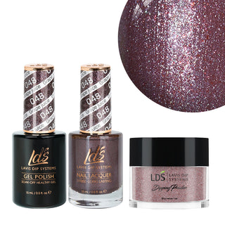  LDS 3 in 1 - 048 Grape Juice - Dip, Gel & Lacquer Matching by LDS sold by DTK Nail Supply